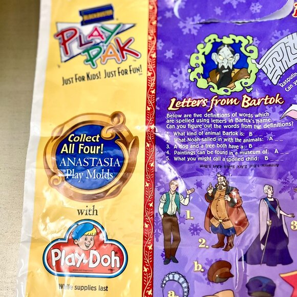 BLOCKBUSTER Vintage ANASTASIA KIDS PLAYPAK Plastic Bag - Picture 6 of 6